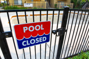 Picture of closed Pool